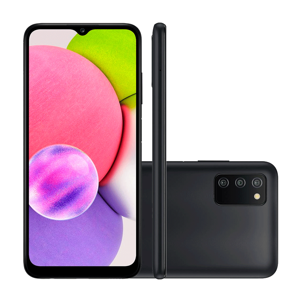 Samsung Galaxy A03S 64Gb - Preto